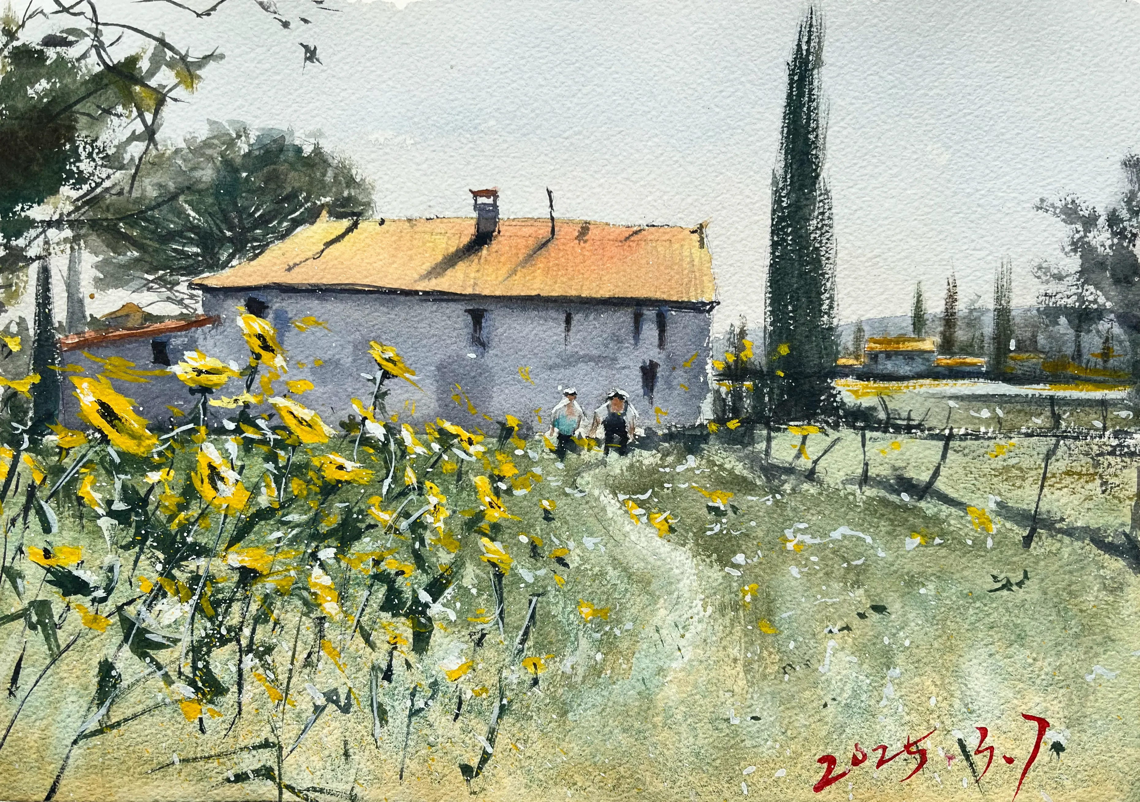 Watercolour painting created on 2025-03-07.