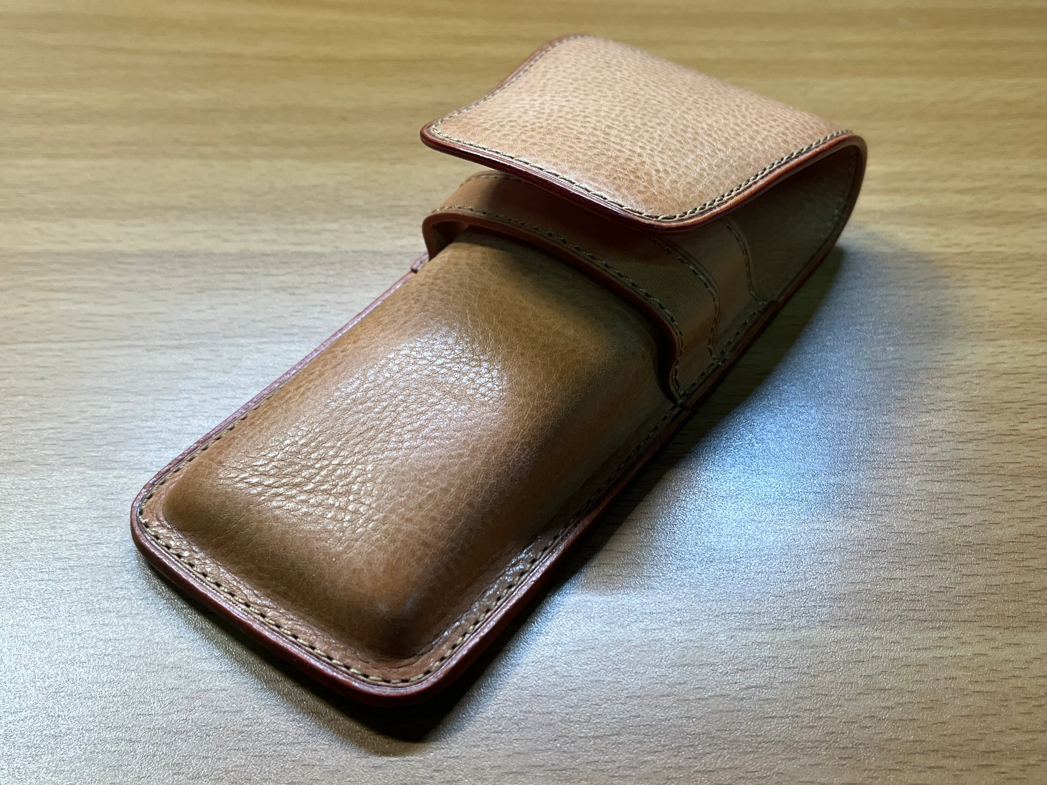 Brelio 真皮笔袋 展会限定 3 支装 Brelio 真皮笔袋 展会限定 3 支装